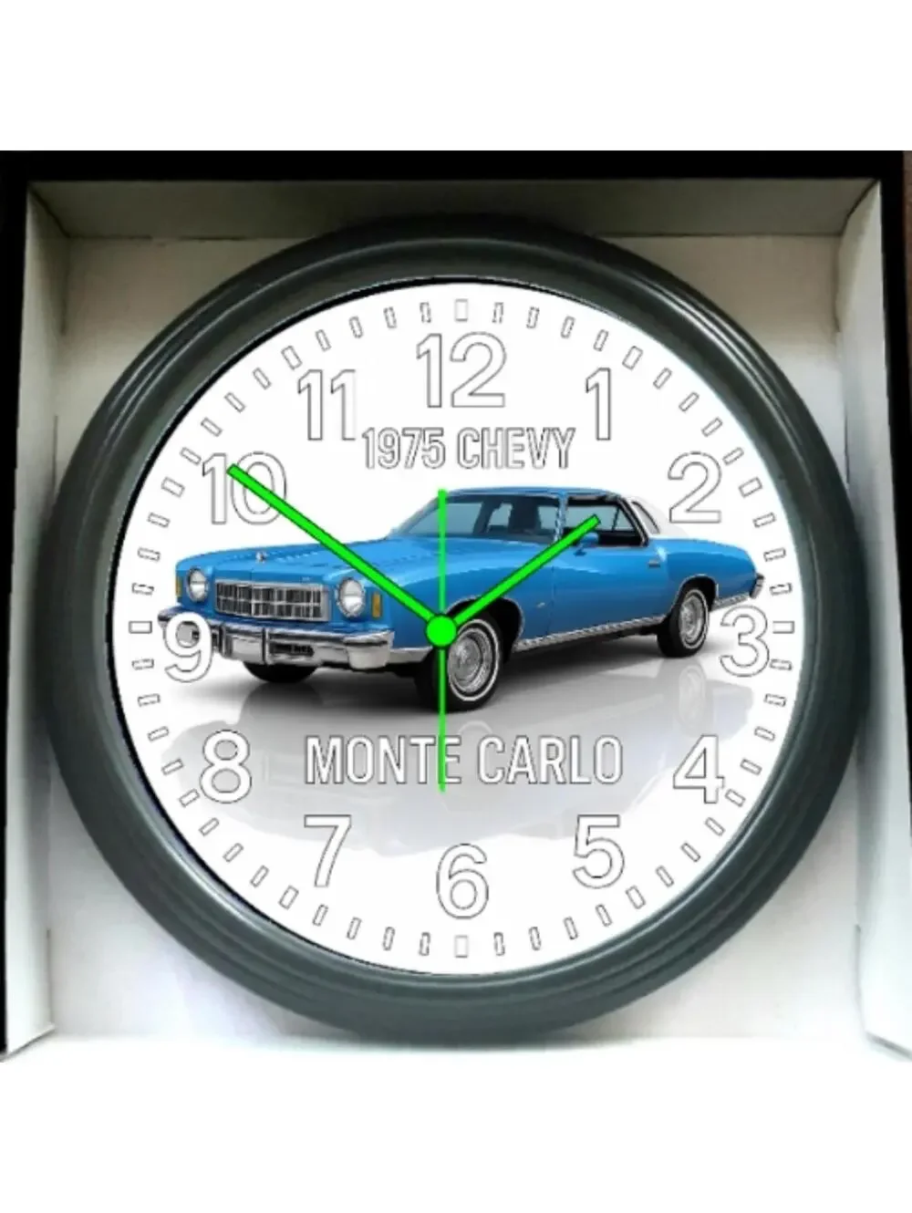 1975 Monte Carlo Glow In The Dark Wall Clock New!